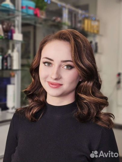 Макияж, Причёска, Локоны