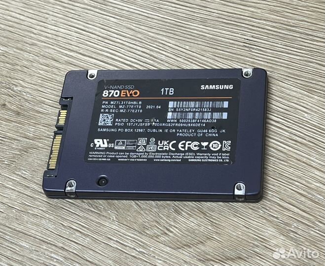 Samsung 870 EVO 1tb