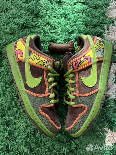 10us и 11us Nike Dunk SB Low Pro De La Soul