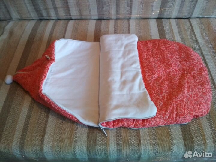 Конверт весна осень Babyconcept Hearts pink