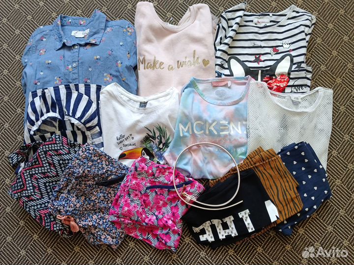 Пакет вещей на девочку 134-140 см