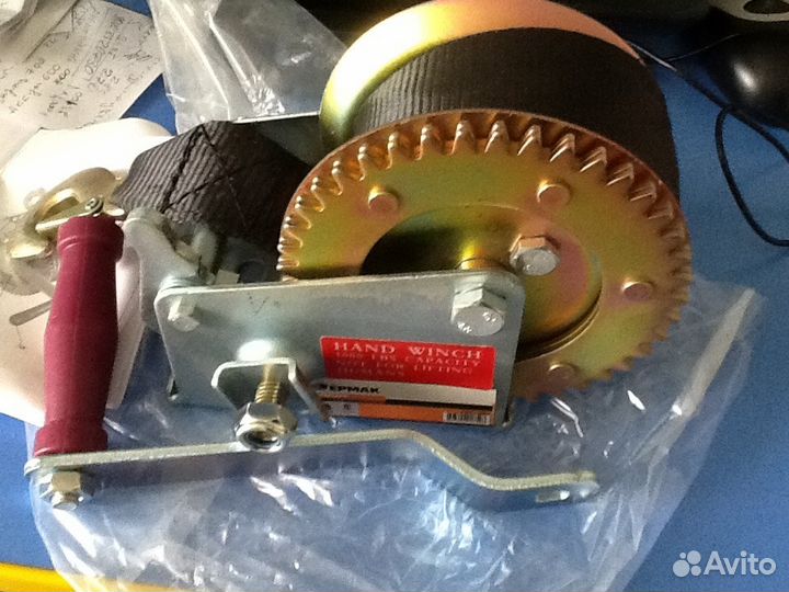 Лебедка ручная Ермак для лодочного прицепа