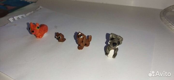 Животные из пластилина