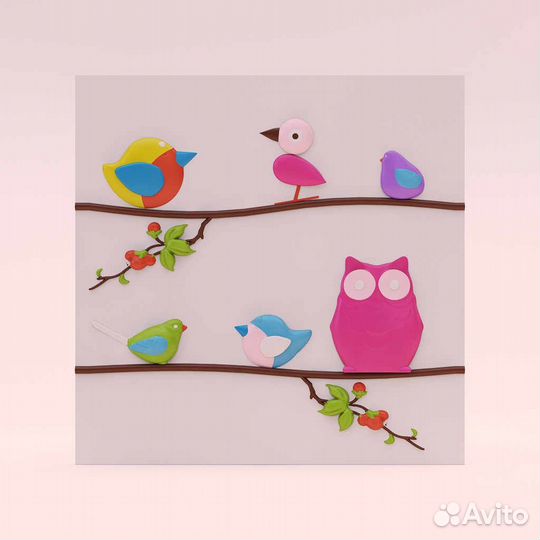 Гипсовая 3D панель 