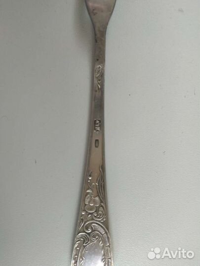 Вилка для лимона серебро 875 СССР