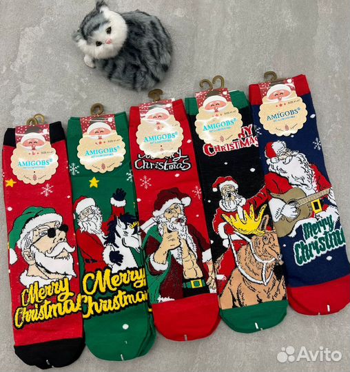 Новогодние носки