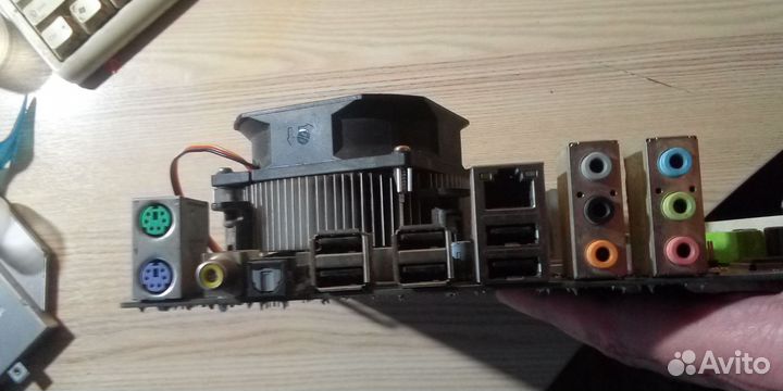 Материнская плата с процессором