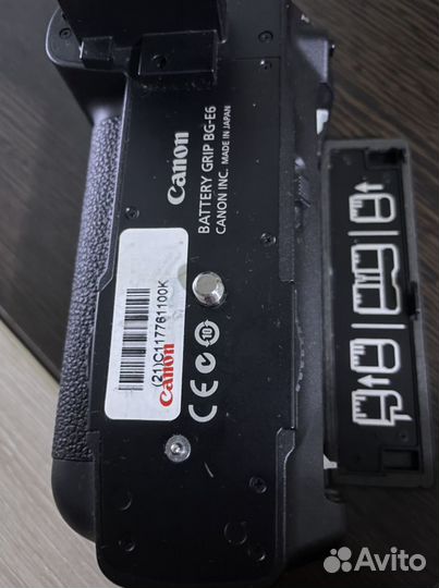 Батарейный блок canon battery grip bg-e6