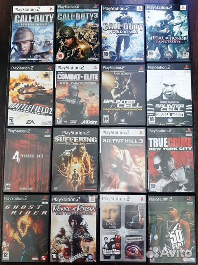 Продаются игровые диски на Playstation 2