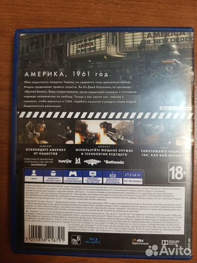 Игра для PS4 Wolfenstein 2