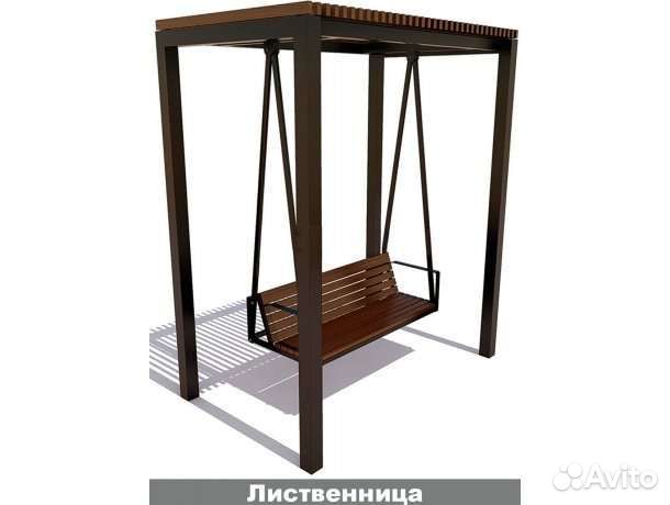 Садовые качели лофт