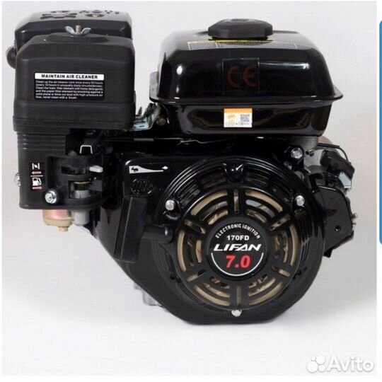 Двигатель lifan 7 л с 170 F