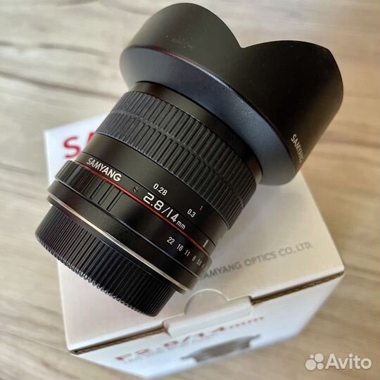 Объектив Samyang 14mm f/2.8 ED AS IF UMC Canon EF