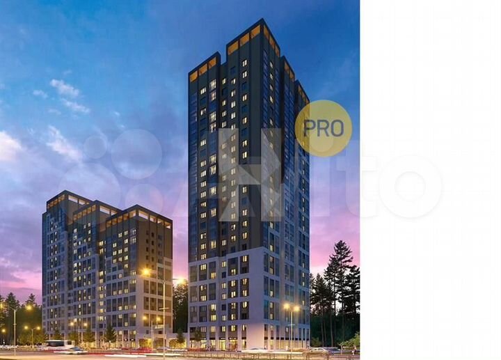 2-к. квартира, 66,9 м², 10/21 эт.