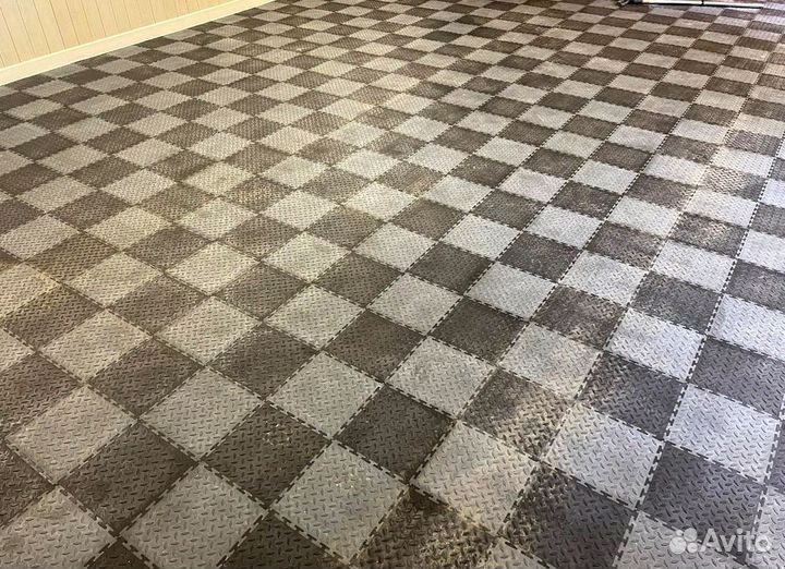 Модульный пол для гаража