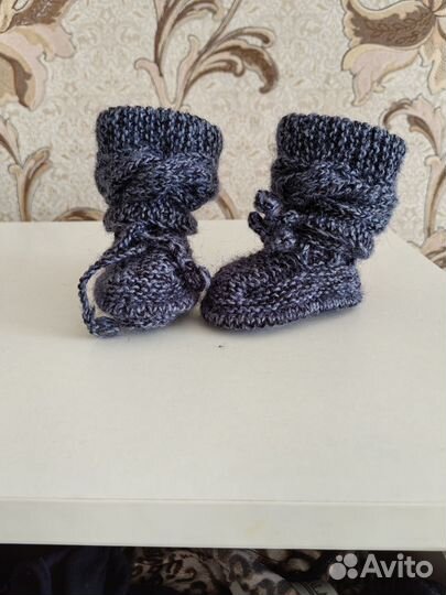 Пинетки вязанные