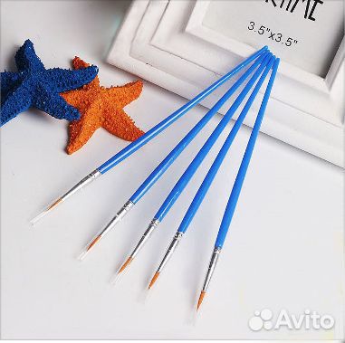 Кисть синтетическая для акриловых красок