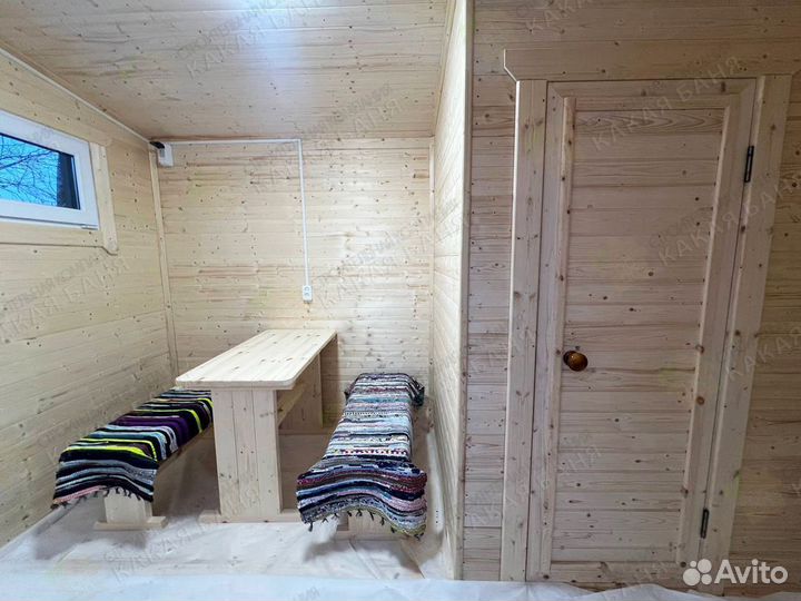 Готовая баня в наличии Скандинавия с доставкой