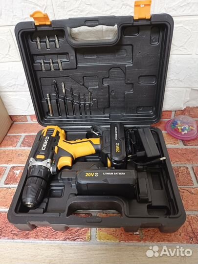 Шуруповерт Deko 20v dkcd20FU-Li