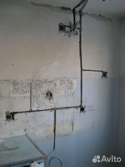 Штробление стен