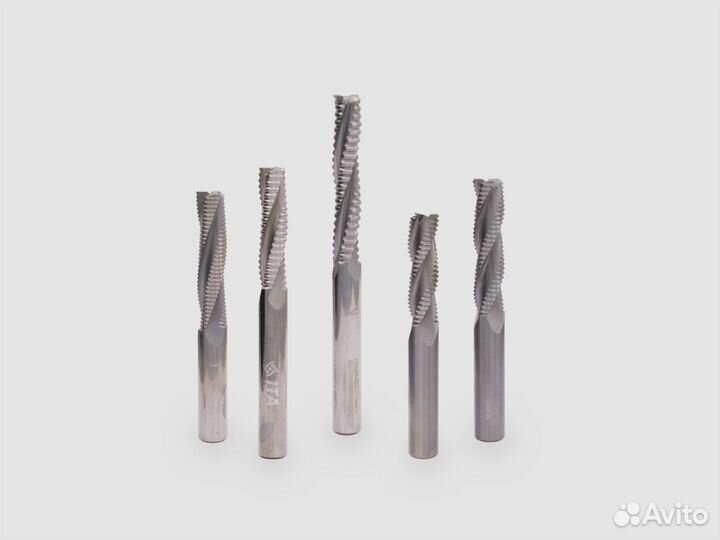 Концевые фрезы спиральные стружколом стружка вверх