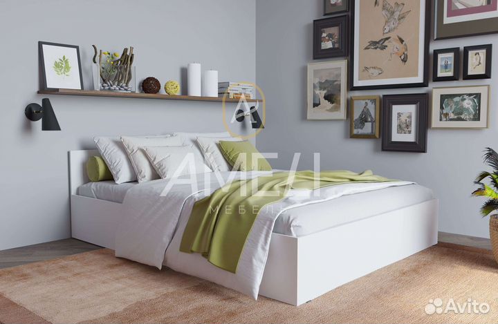 Кровать двуспальная икеа с пм