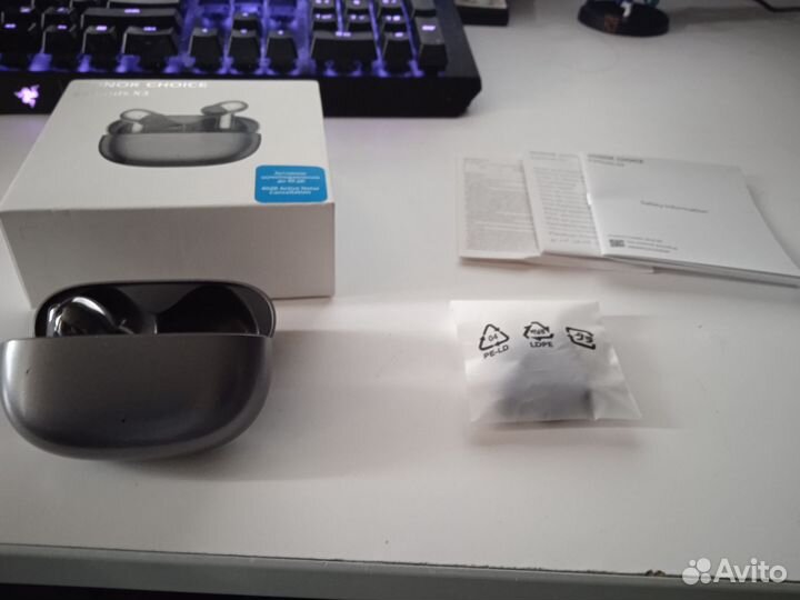 Наушники TWS Honor Choice Earbuds X3 серый