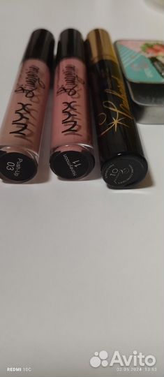 Жидкие матовые помады Nyx. Тушь Кабаре