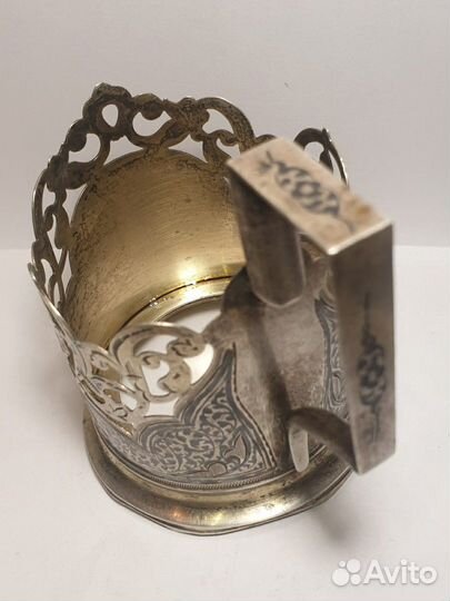 Подстаканник. Серебро 875 пробы. Вес 95 гр