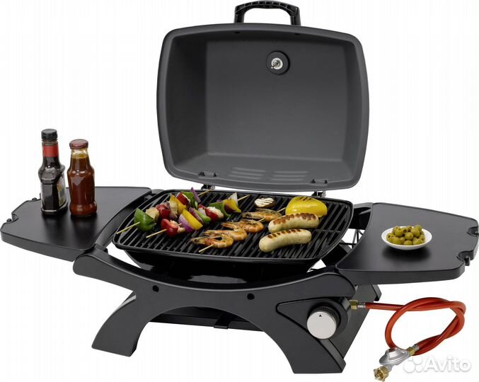 Гриль газовый / решётки чугун / пламяотсекатель