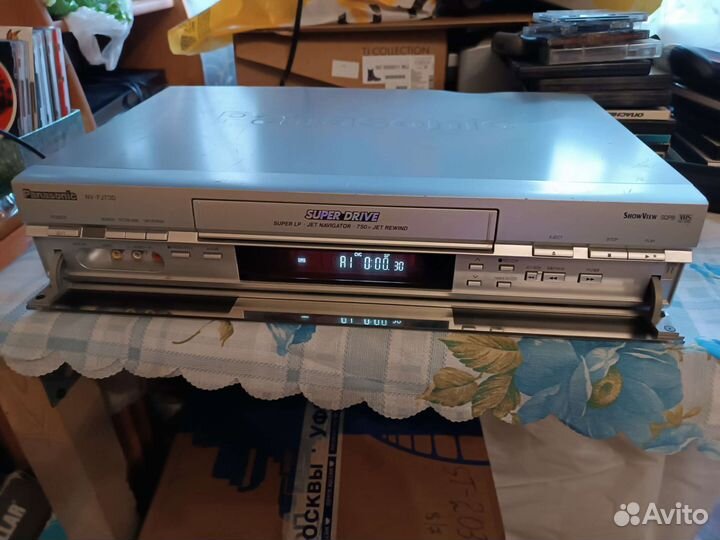 Видеомагнитофон panasonic nv-fj730 hifi стерео