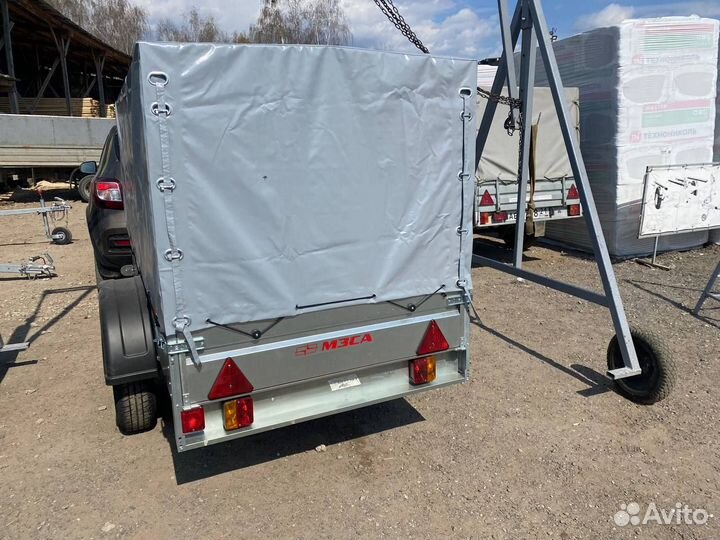 Прицеп 00.002 с тентом 108см.для перевозки техники