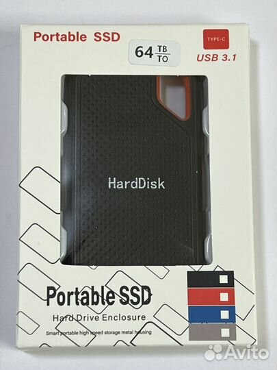 Портативный жесткий диск USB на 64000 Гб