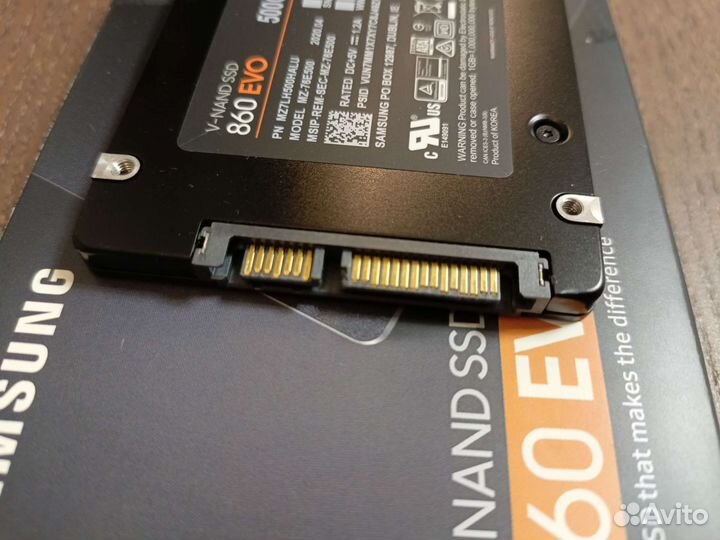 Твердотельный диск SSD Samsung Evo 860 500gb