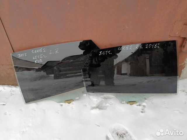 Стекло заднее правое Киа Сид 2 2015 хетч. 5