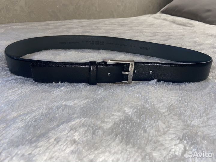 Ремни мужские (Hugo, Hugo Boss) из нат.кожи