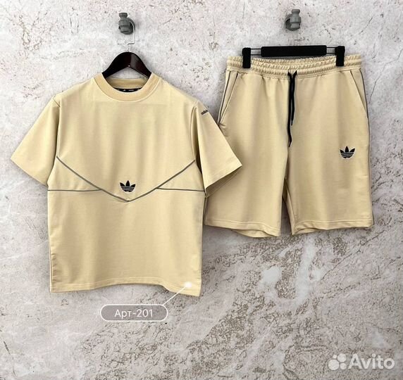 Летний костюм Adidas шорты+футболка