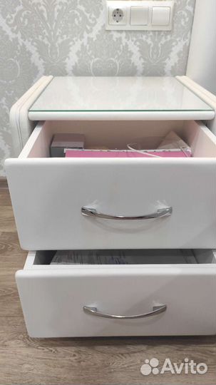 Две Тумбы прикроватные. Цвет белый