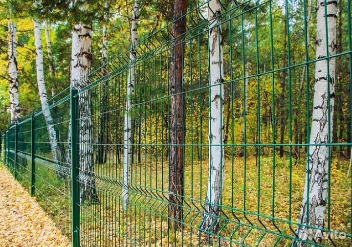 Забор из 3д сетки