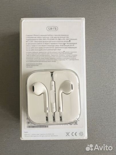 Наушники Apple Earpods 3.5 мм новые