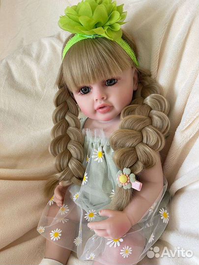 Кукла реборн силиконовая, можно купать