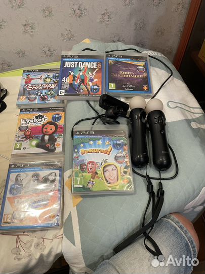 Ps3 move комплект 9 предметов