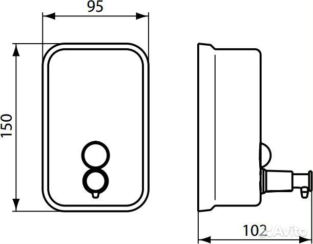 Диспенсер для мыла Ideal Standard IOM A9109MY