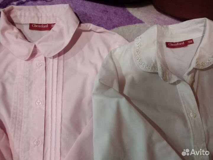 Блузки для девочки школьные