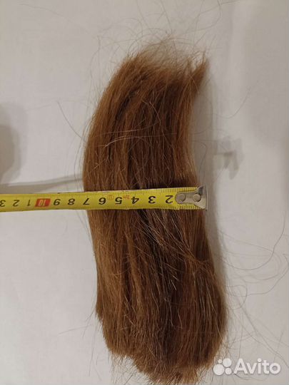 Волосы натуральные срез