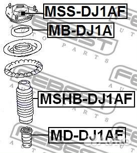 Пыльник переднего амортизатора