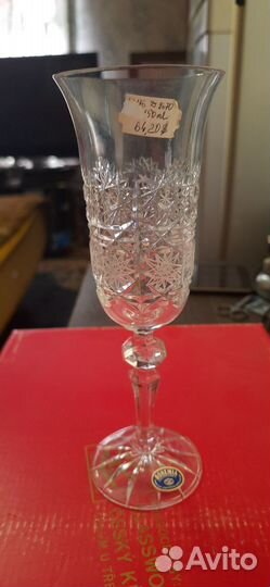 Хрустальные бокалы чехия. Богемия