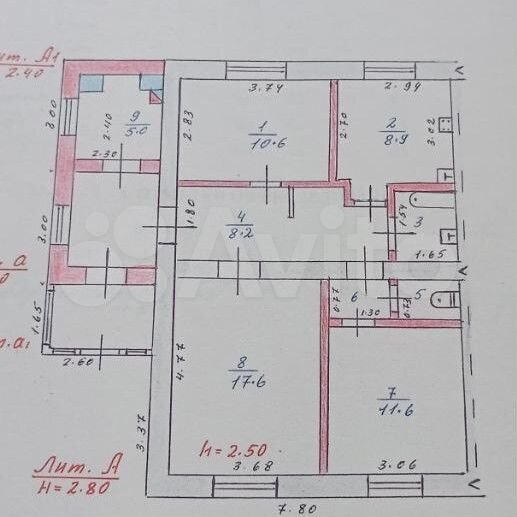Таунхаус 73 м² на участке 10 сот.