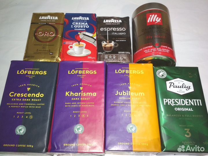 Lavazza зерно, Lofbergs мол. Финляндия