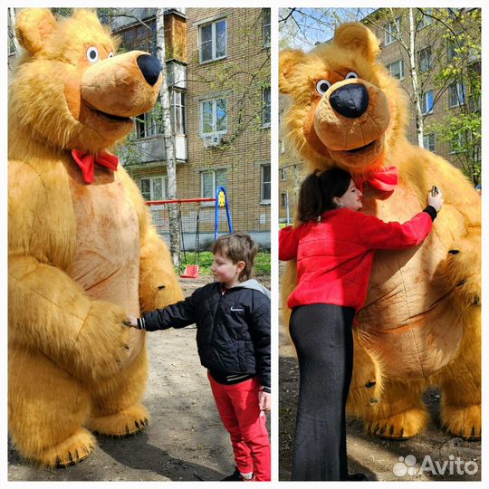 Белый мишка/ Кинг Конг/ Сюрприз Ростовыми куклами